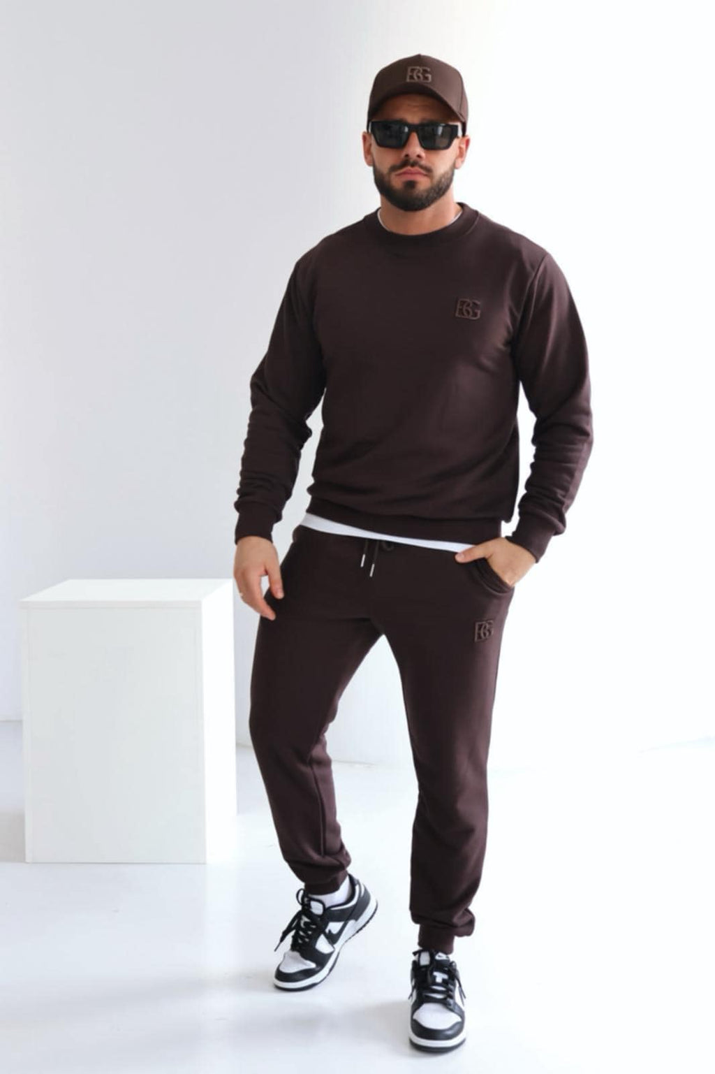 Komplet dresowy męski BRANDENBURG BROWN