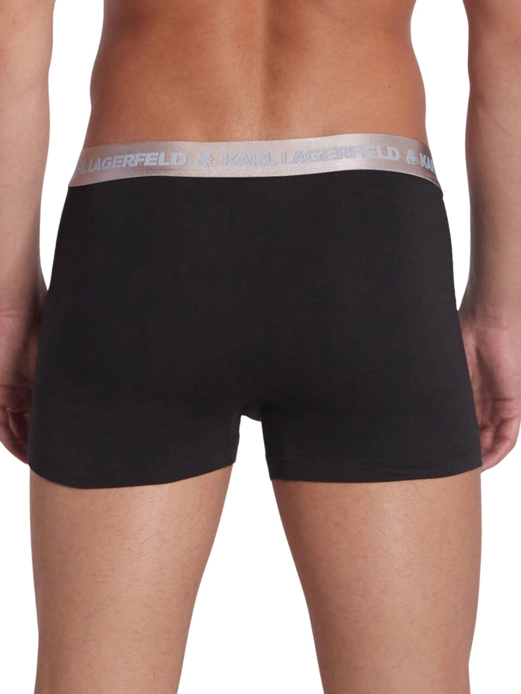 Karl Lagerfeld – Bokserki Męskie 3-Pack Czarny Premium