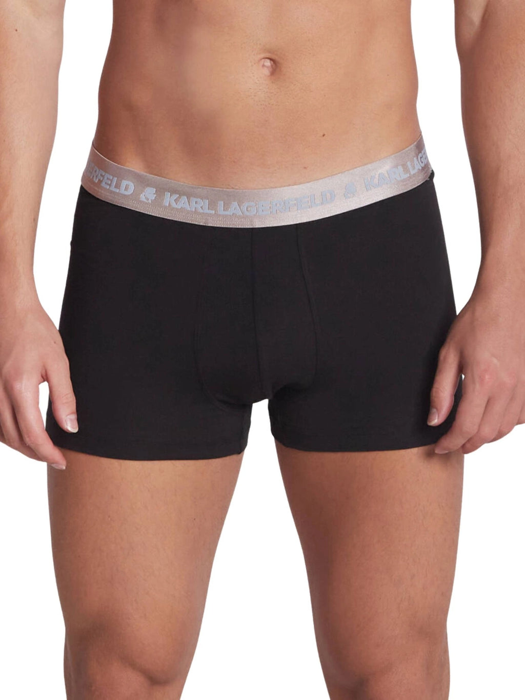 Karl Lagerfeld – Bokserki Męskie 3-Pack Czarny Premium