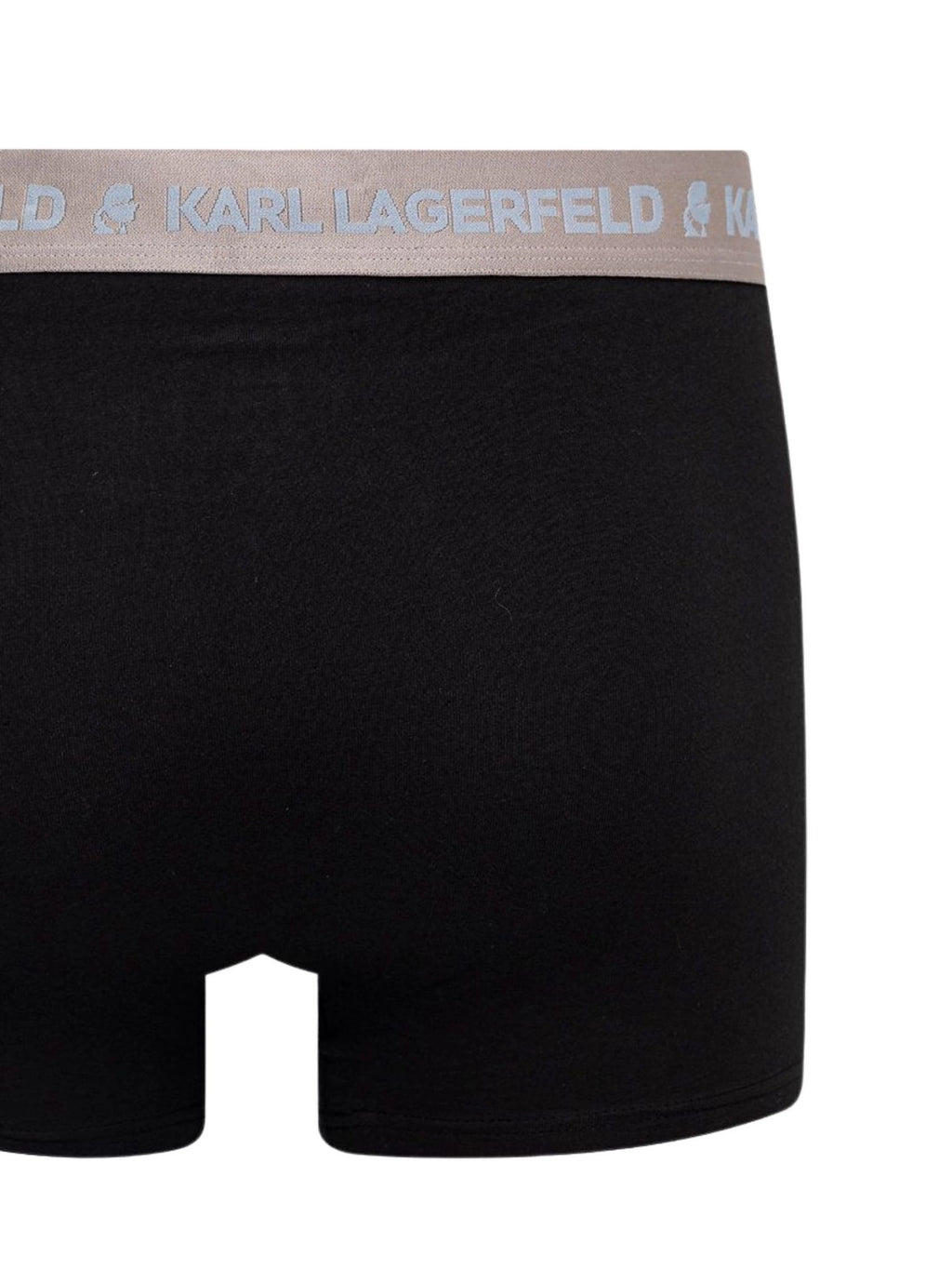 Karl Lagerfeld – Bokserki Męskie 3-Pack Czarny Premium