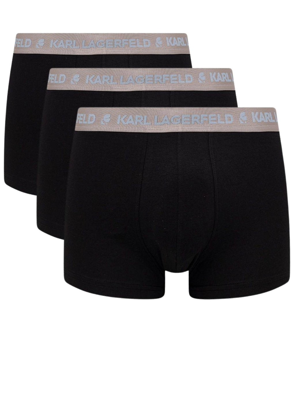 Karl Lagerfeld – Bokserki Męskie 3-Pack Czarny Premium