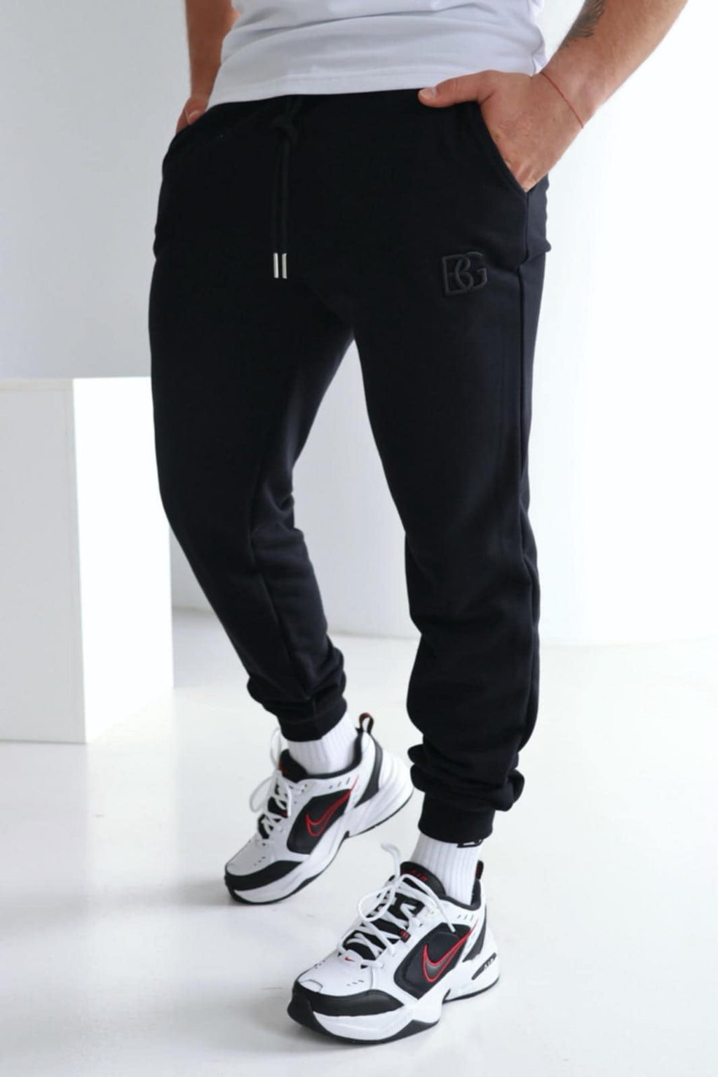 Spodnie męskie BG BRAND | Czarny-Czarny