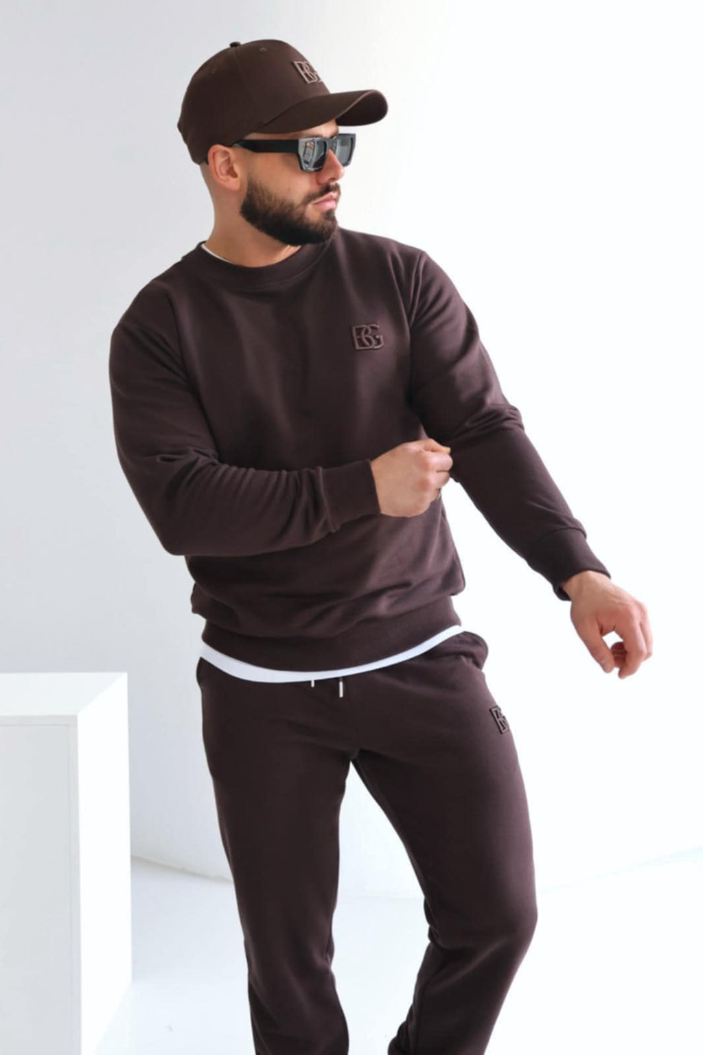 Komplet dresowy męski BRANDENBURG BROWN