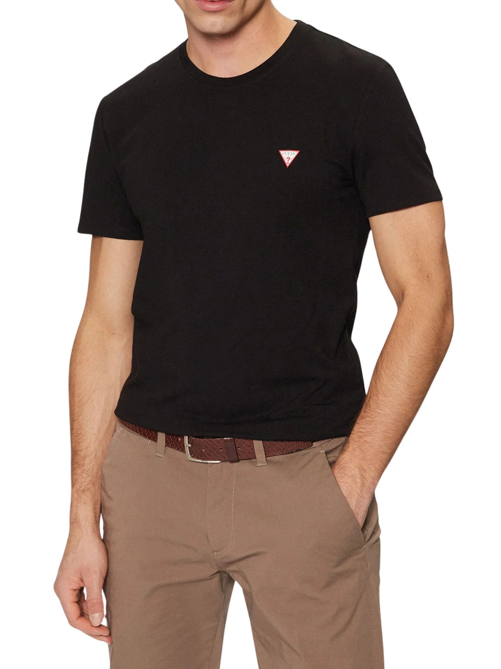 Koszulka męska Guess czarna z logo